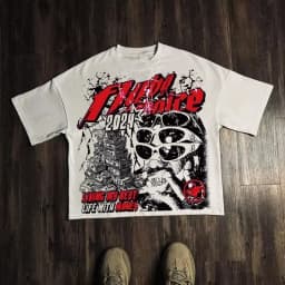 Graphic T-shirt Men Women Vintage Top Hip Hop Streetwear Oversized Tshirt Short Sleeve Casual Clothing Summer Fashion Trendy Tee