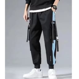 Men's New Pants, Men's Korean Style Trendy Loose Fitting Student Ins Nine Point Chic Casual Workwear Pants, Trendy Brand Ankle B