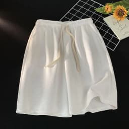 Waffle shorts men's summer thin new loose casual sports fashion brand beach American five-point pants