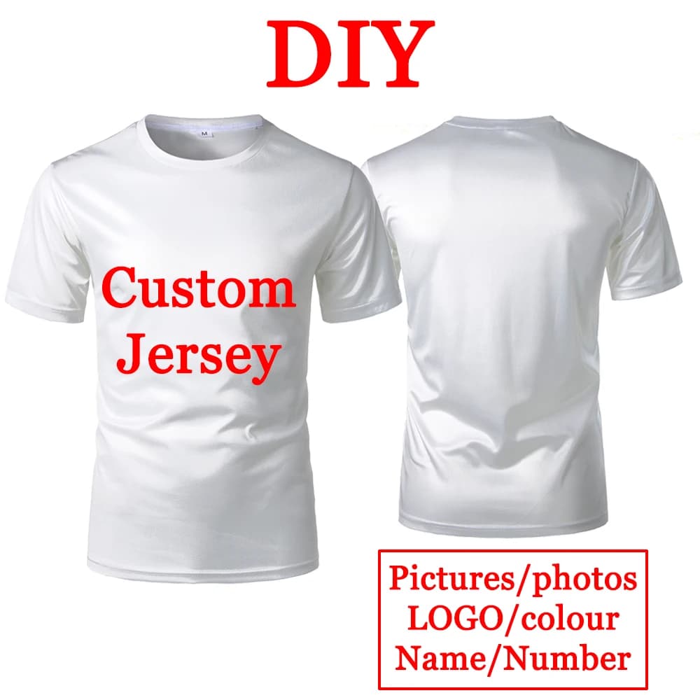 DIY T-shirt Polyester Fiber Material Clothing Style Customization Private Customization