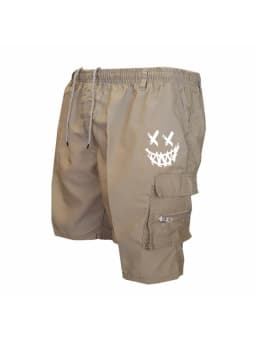 American Flag Printed Cargo Shorts Independence Day Eagle Shorts Summer Cargo Work Camping Multi-pocket Short Pants Streetwear