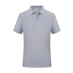 Men's and Women's New Model Summer Solid Color Lapel Short-sleeved Casual Daily Outdoor Polo Shirt Fashion Button Top 14 Colors