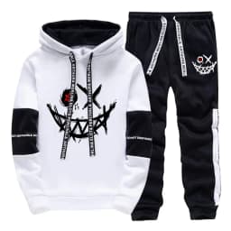 Hot Sales Mens Tracksuit Printed Single Piece Sweatshirts Sweatpants Casual Hoodie Pants Outdoors Mens Clothing Funny Streetwear