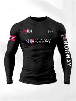 Muscle shaping men's compression tight top T-shirt, high elasticity sweat absorbing and breathable, motorcycle training suit