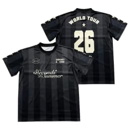 2026 New Unisex 5 Seconds of Summer WORLD TOUR Crew Neck Jersey Breathable Mesh Retro Concert Streetwear Sports Mesh Tee Y2k