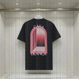 Cotton New Casablanca Dream Gate Printed T-shirt 2026 High Quality Loose Sports T-shirt Top for Men and Women Adults