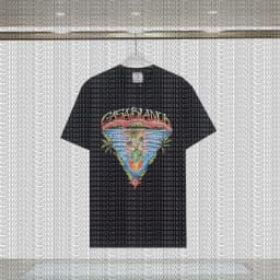 Cotton New Casablanca Dream Gate Printed T-shirt 2026 High Quality Loose Sports T-shirt Top for Men and Women Adults