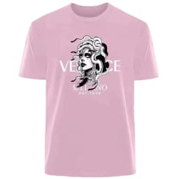 New Italian Popular Luxury Brand Summer Medusa Headshot Printing Daily Commuting Sports Men And Women The Same T-shirt