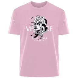 New Italian Popular Luxury Brand Summer Medusa Headshot Printing Daily Commuting Sports Men And Women The Same T-shirt