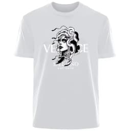 New Italian Popular Luxury Brand Summer Medusa Headshot Printing Daily Commuting Sports Men And Women The Same T-shirt