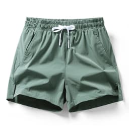 2026 New Summer Men's Sports and Leisure Shorts with Pockets, Solid Color, Lightweight, Suitable for Jogging and Beach Wear