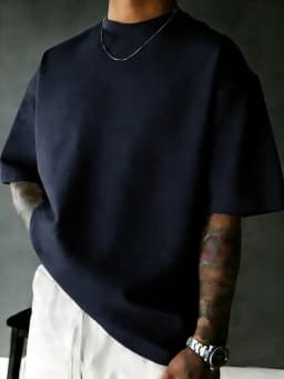 Summer new product printed men's round-neck pure cotton trendy short-sleeved T-shirt which is comfortable fashionable versatile