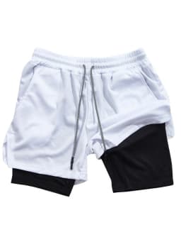 2026 Summer Sports Shorts 2-in-1 Gym Running Shorts Slow Running Casual Sportswear Fitness Double Layer Shorts
