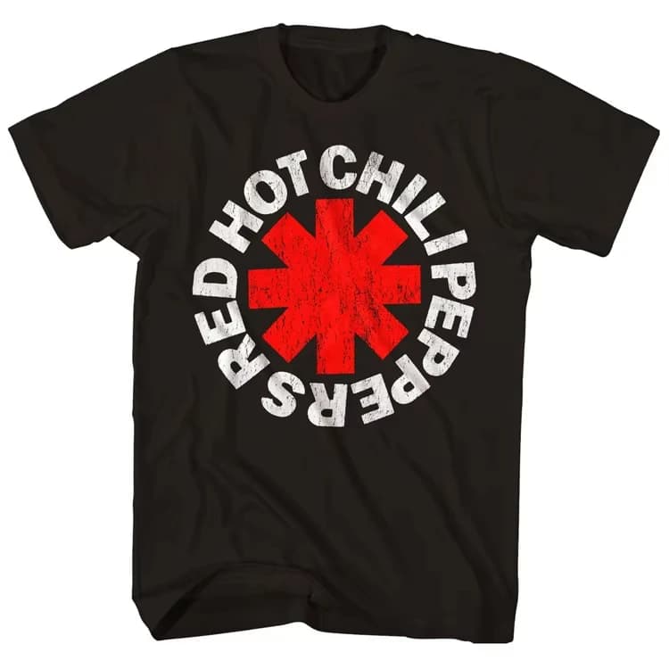 2026 New Cotton Tshirt Red Hot Chili Peppers Men Cartoon Cool Funny Women and Men T-shirt Harajuku Short-Sleeve Loose Tees