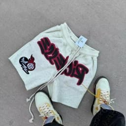 2026 Harajuku Men's Shorts Letter-printed Sweatpants Fashion Quick-drying Shorts Street Hip Hop Breat Y2K