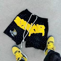 2026 Harajuku Men's Shorts Letter-printed Sweatpants Fashion Quick-drying Shorts Street Hip Hop Breat Y2K
