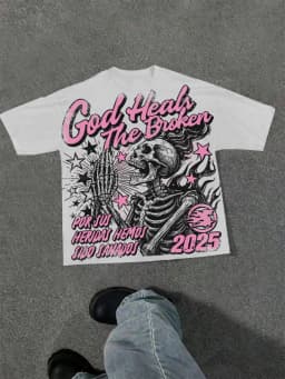 Graphic T-shirt Men Women Vintage Top Hip Hop Streetwear Oversized Tshirt Short Sleeve Casual Clothing Summer Fashion Trendy Tee