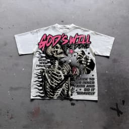 Graphic T-shirt Men Women Vintage Top Hip Hop Streetwear Oversized Tshirt Short Sleeve Casual Clothing Summer Fashion Trendy Tee
