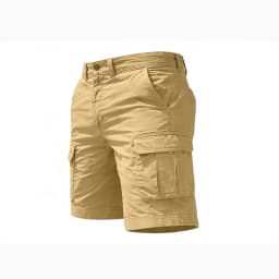 Summer Casual Cargo Shorts Men's Jogging Climbing Sports Short Elastic Waist Solid Color Male Jogger Work Hiking Shorts