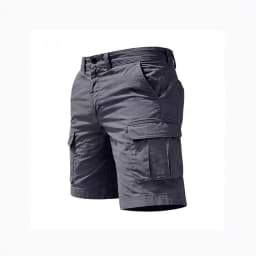 Summer Casual Cargo Shorts Men's Jogging Climbing Sports Short Elastic Waist Solid Color Male Jogger Work Hiking Shorts