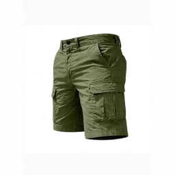Summer Casual Cargo Shorts Men's Jogging Climbing Sports Short Elastic Waist Solid Color Male Jogger Work Hiking Shorts