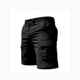 Summer Casual Cargo Shorts Men's Jogging Climbing Sports Short Elastic Waist Solid Color Male Jogger Work Hiking Shorts