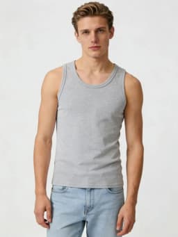 1/3 Piece Men's Slim-Shouldered T-Shirt For All Seasons Youth Style Solid Color Sporty And Comfortable Suitable For Home Wear