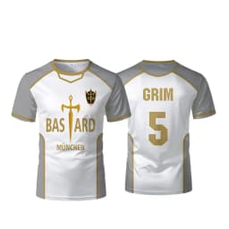 Blue Lock Anime Bastard Mnchen Jersey White Maillot Men's Football T-shirt Kaiser Isagi Cosplay Tops Breathable Sports Men Tees