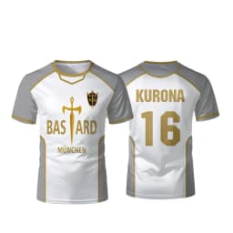 Blue Lock Anime Bastard Mnchen Jersey White Maillot Men's Football T-shirt Kaiser Isagi Cosplay Tops Breathable Sports Men Tees