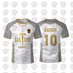Blue Lock Anime Bastard Mnchen Jersey White Maillot Men's Football T-shirt Kaiser Isagi Cosplay Tops Breathable Sports Men Tees