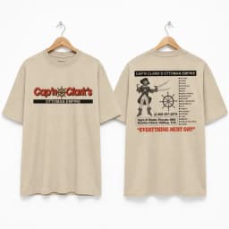 Backrooms Movie T-shirt Chiwetel Ejiofor Cap'n Clark's Ottoman Empire Shirt Summer Men's Women's T-Shirt Y2k Casual Tee Unisex