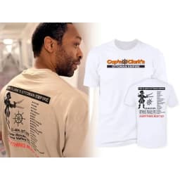 Backrooms Movie T-shirt Chiwetel Ejiofor Cap'n Clark's Ottoman Empire Shirt Summer Men's Women's T-Shirt Y2k Casual Tee Unisex