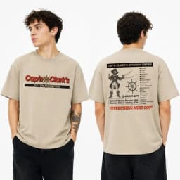 Backrooms Movie T-shirt Chiwetel Ejiofor Cap'n Clark's Ottoman Empire Shirt Summer Men's Women's T-Shirt Y2k Casual Tee Unisex