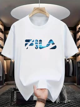 2D printed men's loose summer T-shirt, printed round neck casual tight T-shirt, short sleeved T-shirt