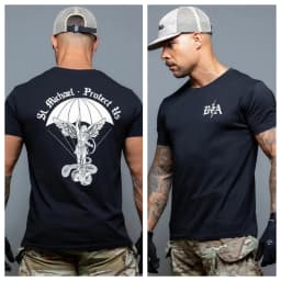St. Michael's Military Tactical Art Style Summer Casual T-shirt Luxury Brand for Men and Women Top 2026 New Art