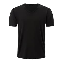 1/2/3 Piece Men's Solid Color Four Season Short Sleeved V-neck Sports And Comfortable Plus Size Youth Casual Base T-shirt