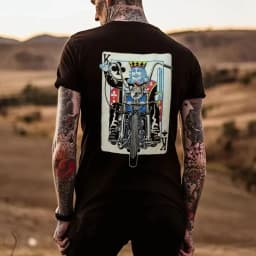 Funny Have A Nice Day Skull Print T-shirt Graphic T-shirt High Quality Men's and Women's Short Sleeved T-shirts Men's Streetwear