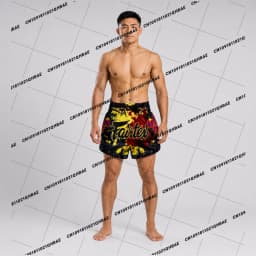 New Fairtex Muay Thai Shorts - Rotting Fist Men MMA Sports Oversized Speed Drying Gym Octagonal Cage Training Shorts