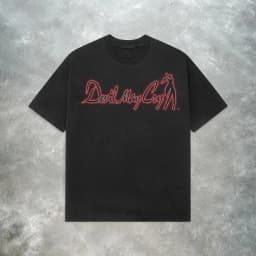 Vintage Devil May Cry Tee Y2K Retro Game T-shirt Pure Cotton Men Women Short Sleeve High Quality Male Female Clothing Streetwear