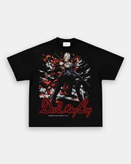 Vintage Devil May Cry Tee Y2K Retro Game T-shirt Pure Cotton Men Women Short Sleeve High Quality Male Female Clothing Streetwear