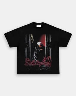 Vintage Devil May Cry Tee Y2K Retro Game T-shirt Pure Cotton Men Women Short Sleeve High Quality Male Female Clothing Streetwear