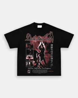 Vintage Devil May Cry Tee Y2K Retro Game T-shirt Pure Cotton Men Women Short Sleeve High Quality Male Female Clothing Streetwear