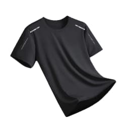 Ice Silk Running Shirts Men Loose Printing Short Sleeve Top Basketball Gym Sportswear For Male Fitness Workout Quick Dry Tee