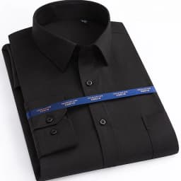 New Men Formal Shirt Long Sleeve Office Solid Color Anti-Wrinkle Fashion Business Pocket White Blue Social Pocket Shirts 6XL 7XL