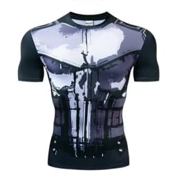 Red Nightwing Short Sleeve Compression Shirts Thanos 3D Printed T shirts Men NEW Crossfit Top For Male Fitness Clothing