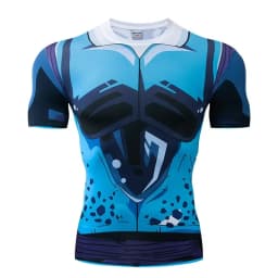 Red Nightwing Short Sleeve Compression Shirts Thanos 3D Printed T shirts Men NEW Crossfit Top For Male Fitness Clothing