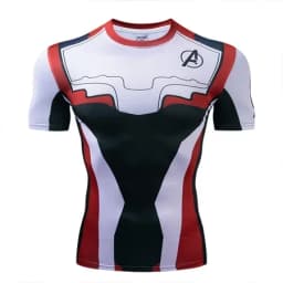 Red Nightwing Short Sleeve Compression Shirts Thanos 3D Printed T shirts Men NEW Crossfit Top For Male Fitness Clothing