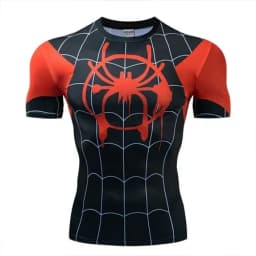Red Nightwing Short Sleeve Compression Shirts Thanos 3D Printed T shirts Men NEW Crossfit Top For Male Fitness Clothing