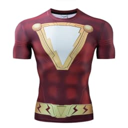 Red Nightwing Short Sleeve Compression Shirts Thanos 3D Printed T shirts Men NEW Crossfit Top For Male Fitness Clothing