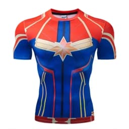 Red Nightwing Short Sleeve Compression Shirts Thanos 3D Printed T shirts Men NEW Crossfit Top For Male Fitness Clothing